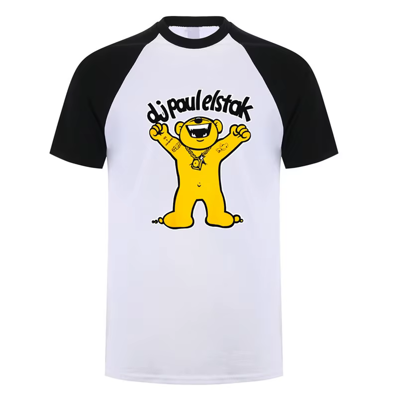 Paul Elstak t-shirt été hommes coton à manches courtes Hardcore T-shirts homme vêtements hauts