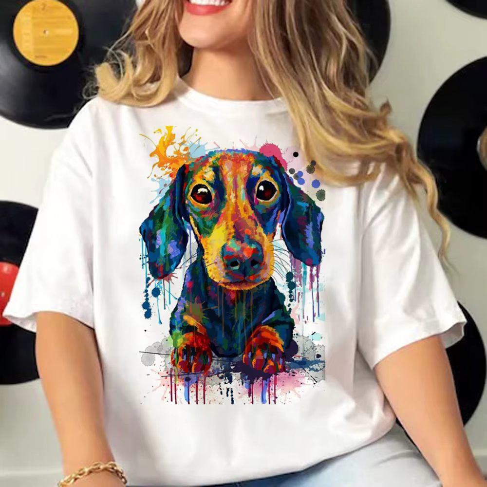 T-shirt Teckel pour femmes
