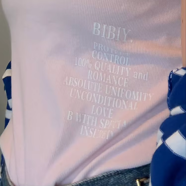 Style japonais mode doux lettre broderie Camis été 2025 filles coupe ajustée décontracté haut sans manches quotidien basique débardeur femmes
