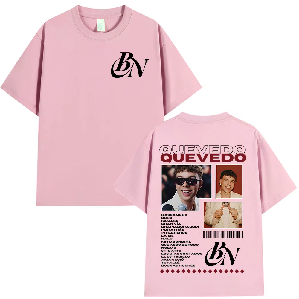 Rappeur Quevedo Buenas Noches T-shirts hommes femmes haute qualité mode