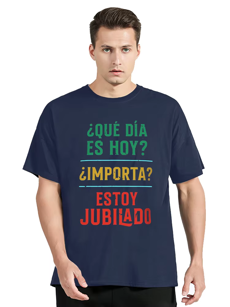 Je retraite T-shirt Vintage drôle texte espagnol