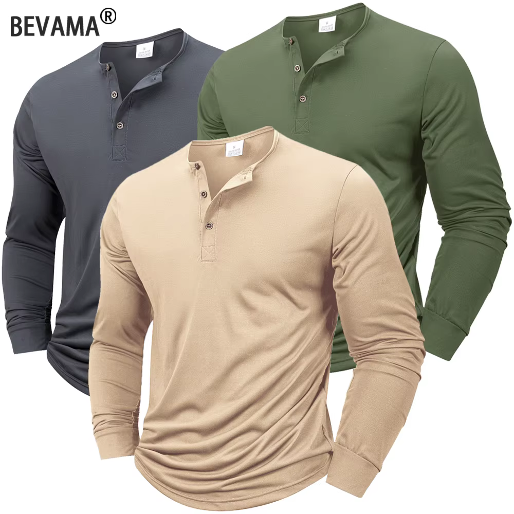 T-shirt à manches longues pour hommes