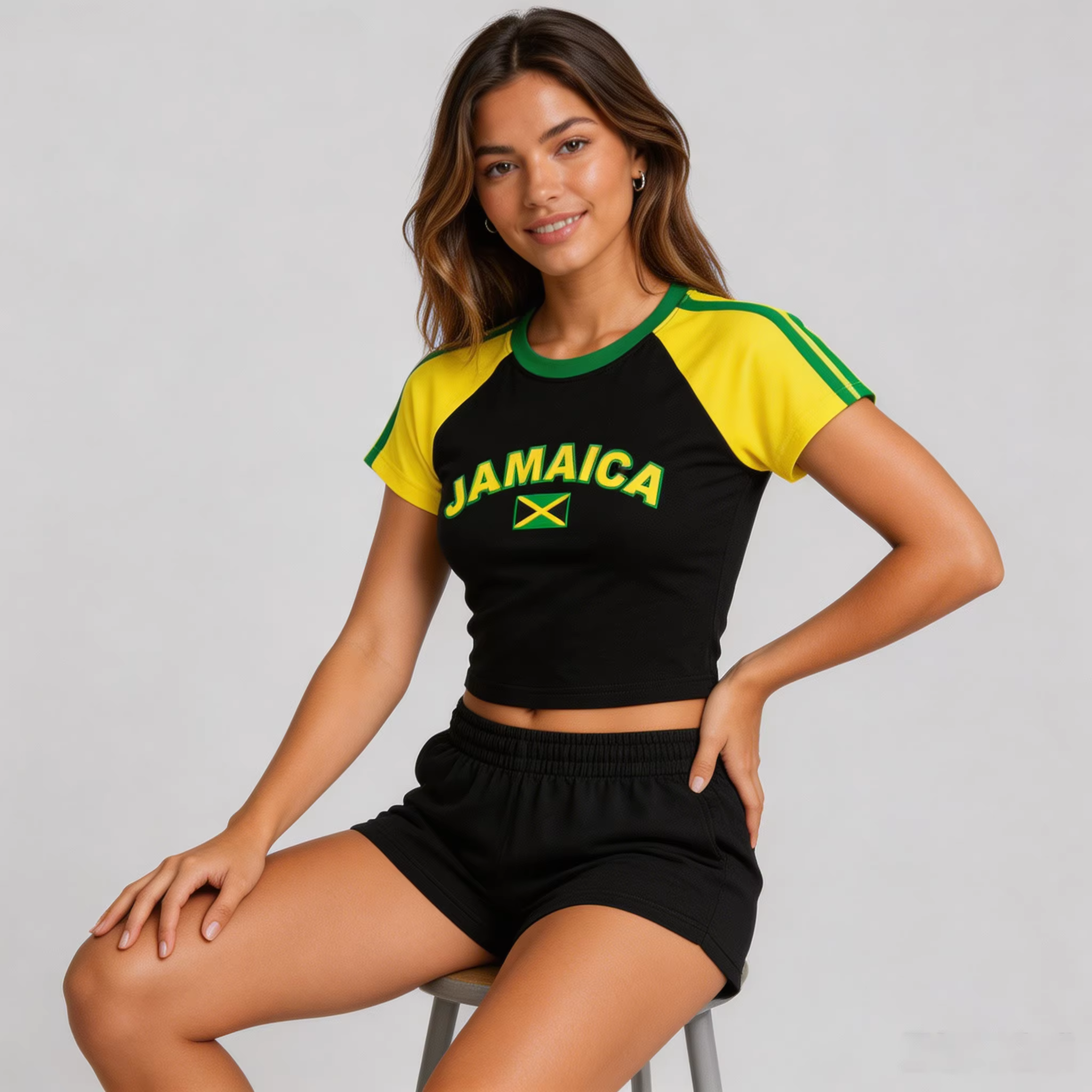T-shirt imprimé Jamaïque pour femme