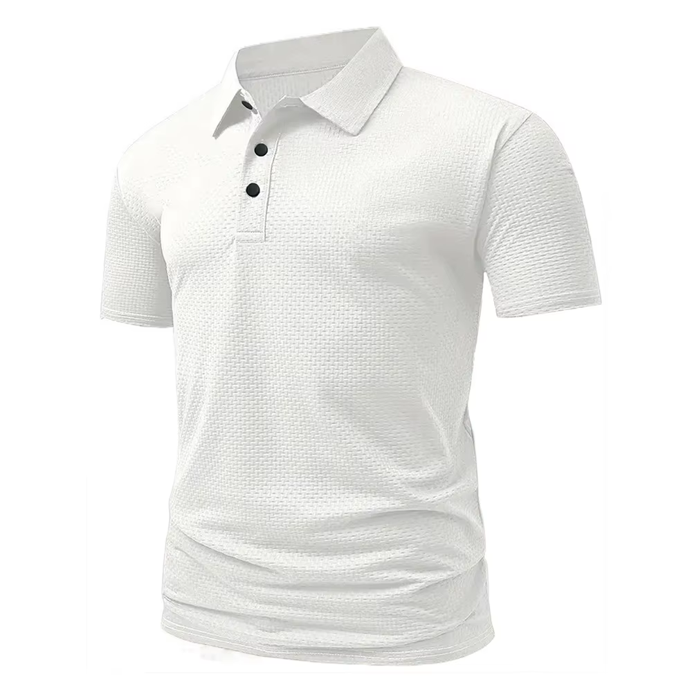Polo Jacquard Homme – T-shirt d'été respirant