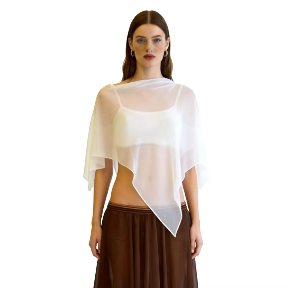 T-shirt asymétrique pour femme