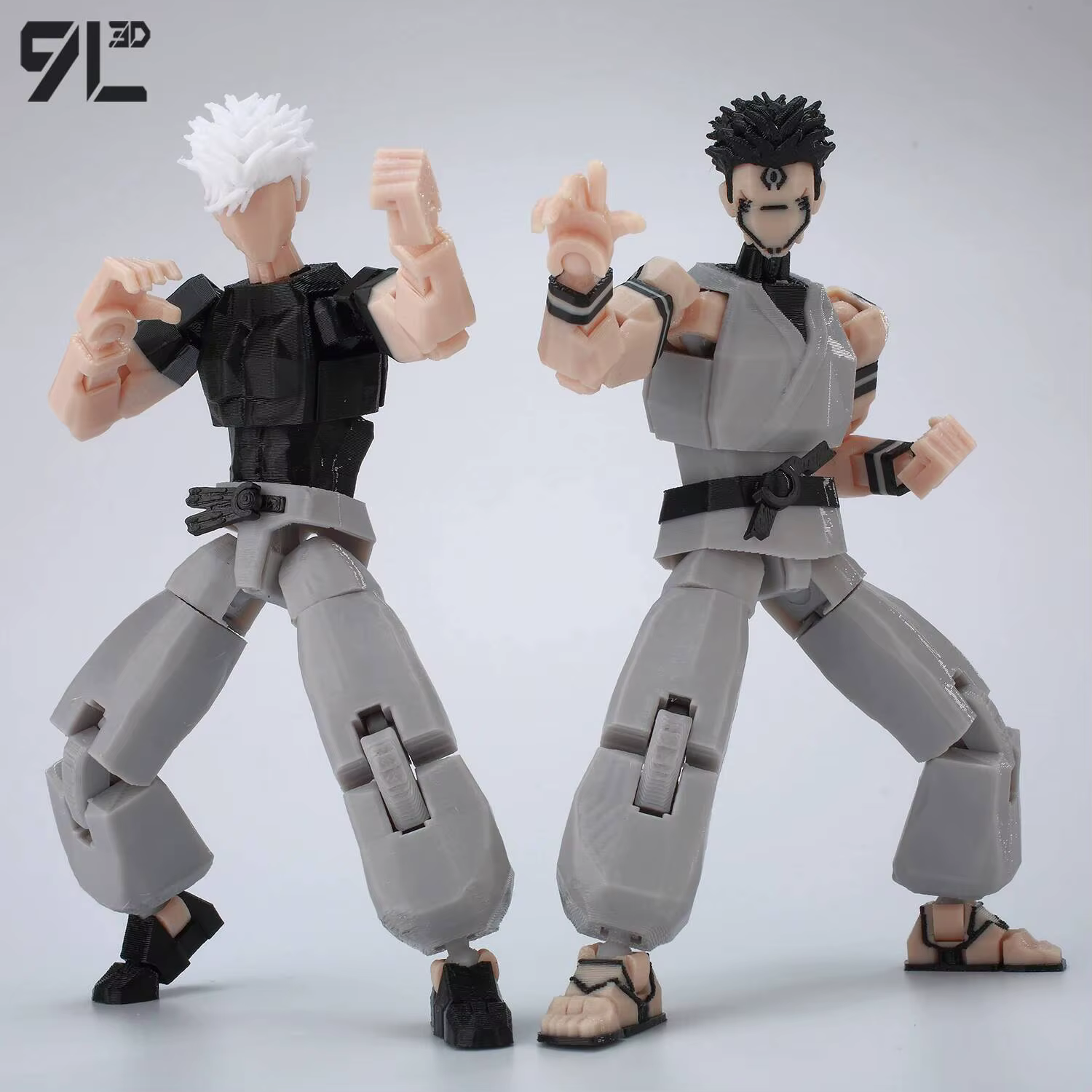 9L3D imprimé Anime Jujutsu Kaisen Sukuna Yuji Yuta Satoru Gojo chanceux factice 13 mobile Shapeshift figurines d'action Mannequin jouets