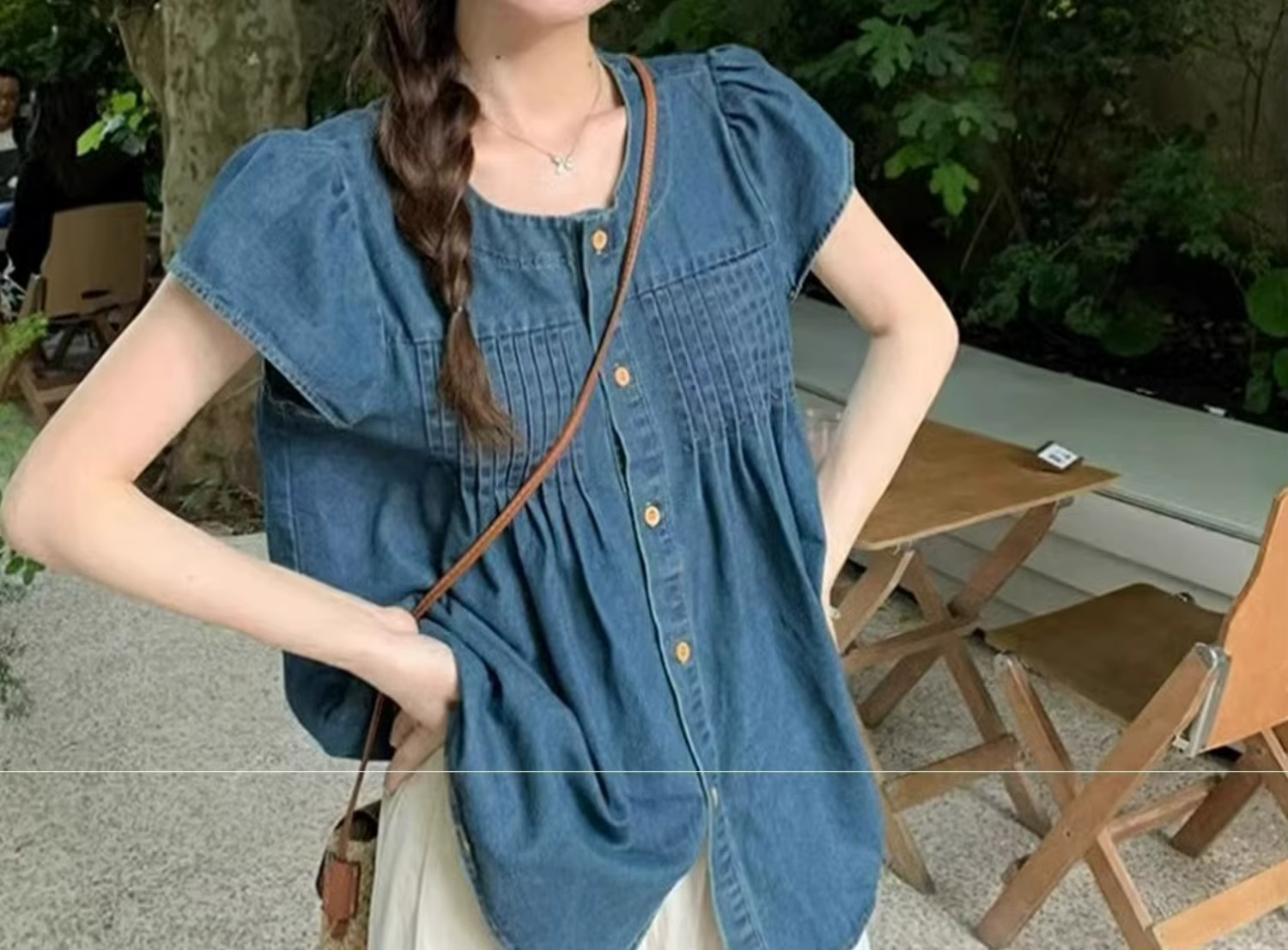 Chemise en jean pour femme