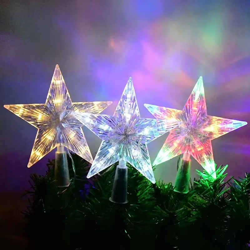 Décoration d'arbre lumineuse de noël