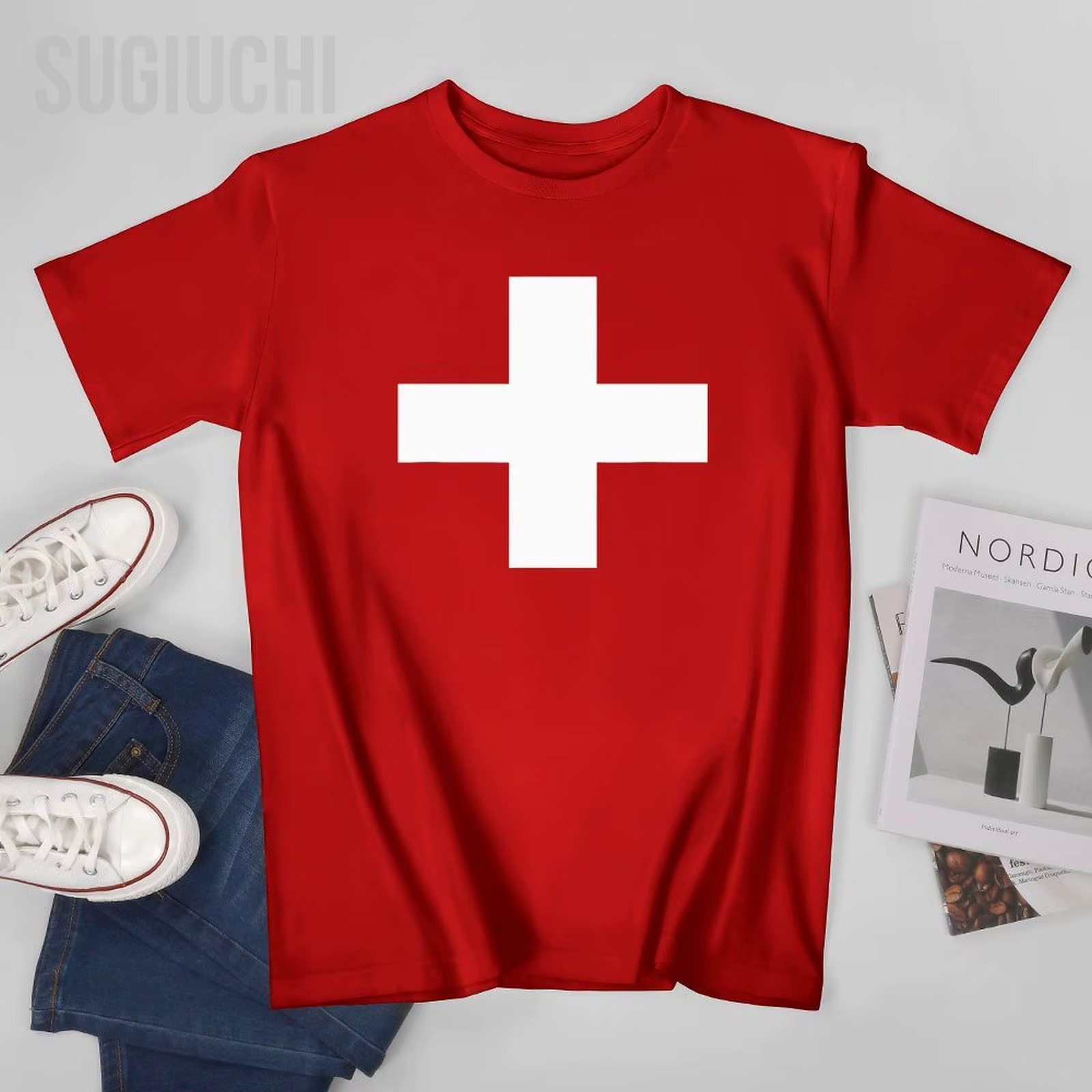 T-shirt en coton 100% pour hommes et femmes
