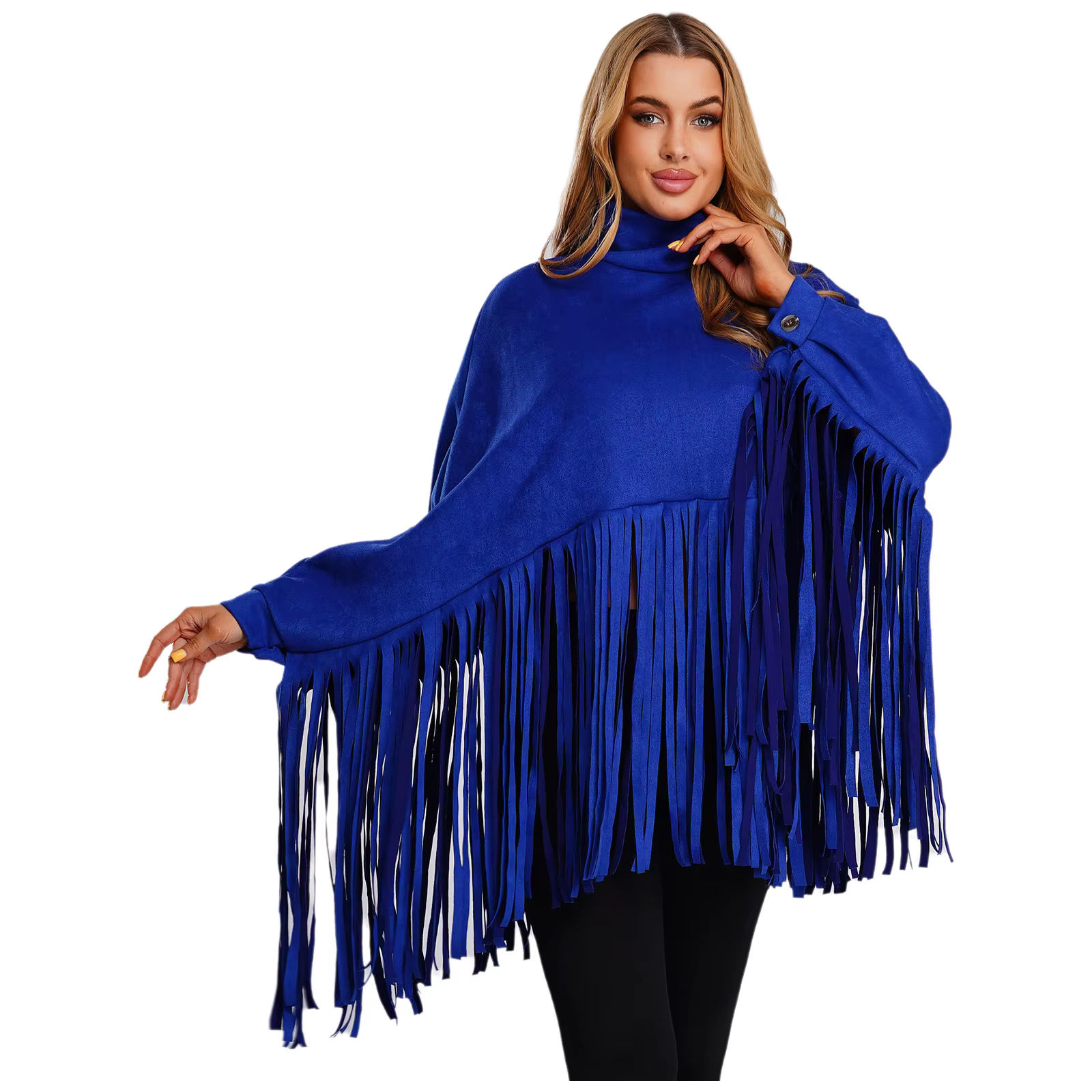 Pull rétro en Faux daim pour femmes