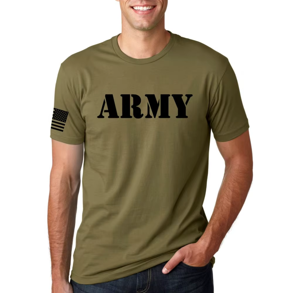 T-Shirt de l'armée des états-unis avec drapeau américain