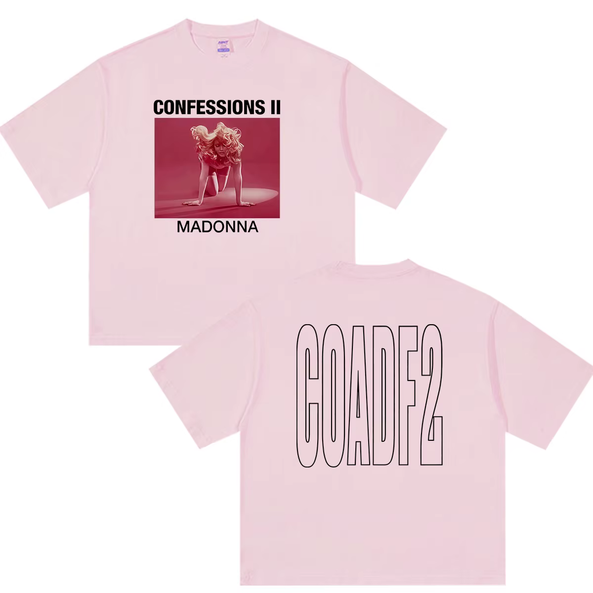 Madonna Confessions II Tour 2026 T-shirts graphiques pour hommes et femmes
