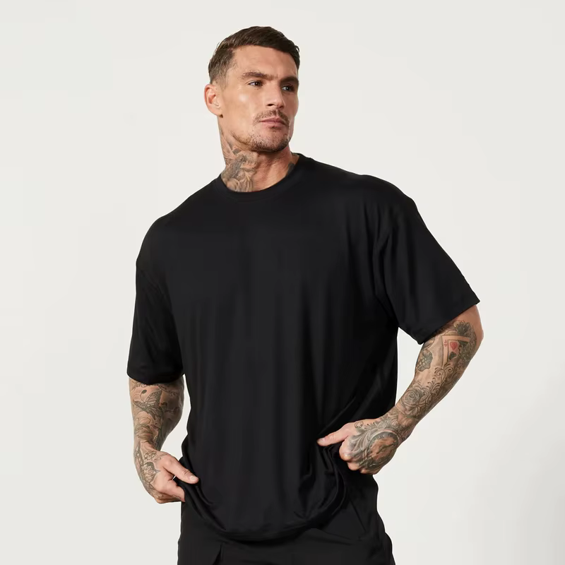 T-shirt à Manches Courtes en Coton pour Homme