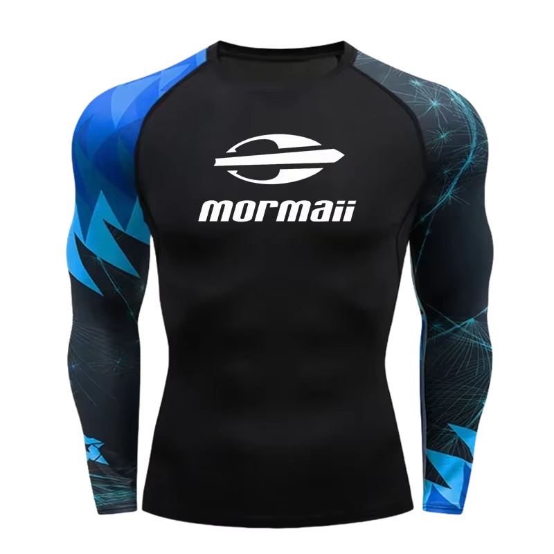 T-shirt de compression à manches longues pour homme