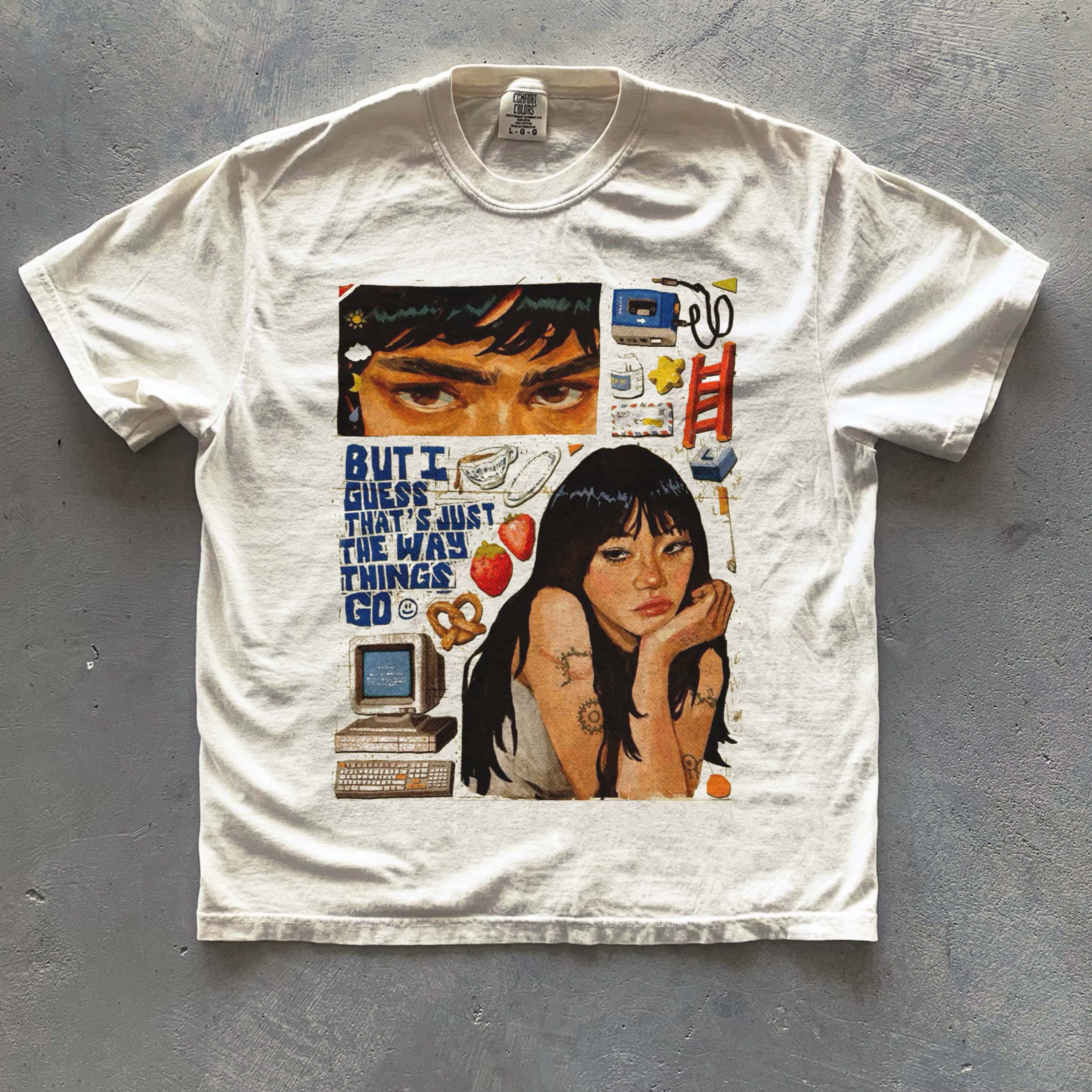 Beabadoobee Inspired Graphic Tee Chemise de musique esthétique rétro Indie Fan Art T-shirt années 90 Style vintage Haut