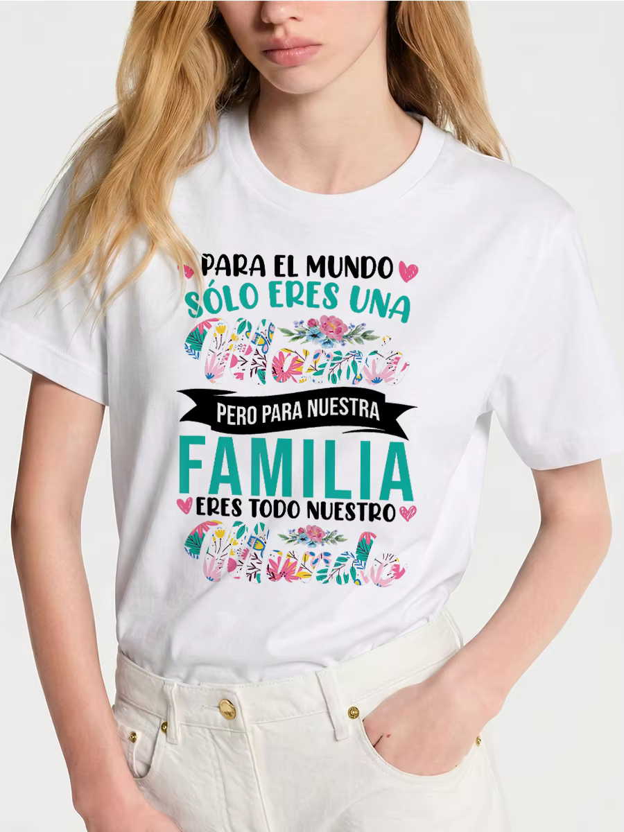 T-shirt graphique pour la fête des mères espagnole