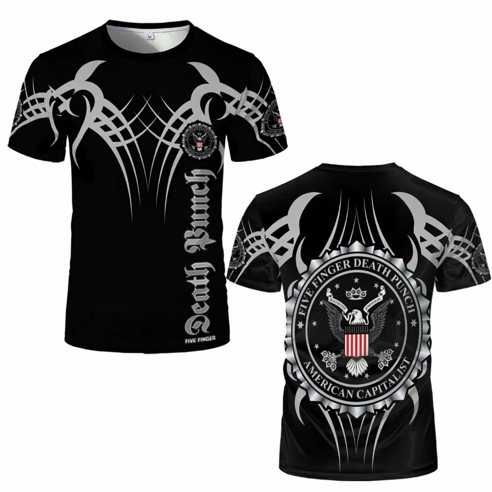 T-shirt tendance Street pour les fans de 5FDP Five Finger Death Punch