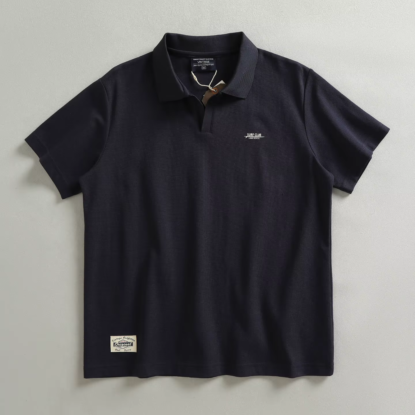 Polo imprimé double tricotage 320 g/m² de qualité supérieure pour homme – Classique