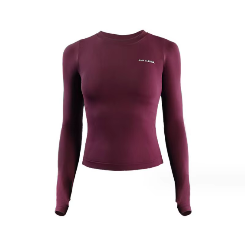 Manches longues Chemises De Yoga Sport Top Fitness Vêtements Porter pour Femmes Gym Femme Jersey Mujer Course