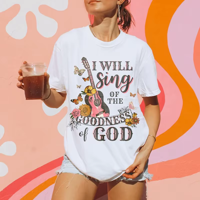 JEGospel-T-shirt de musique pour femme