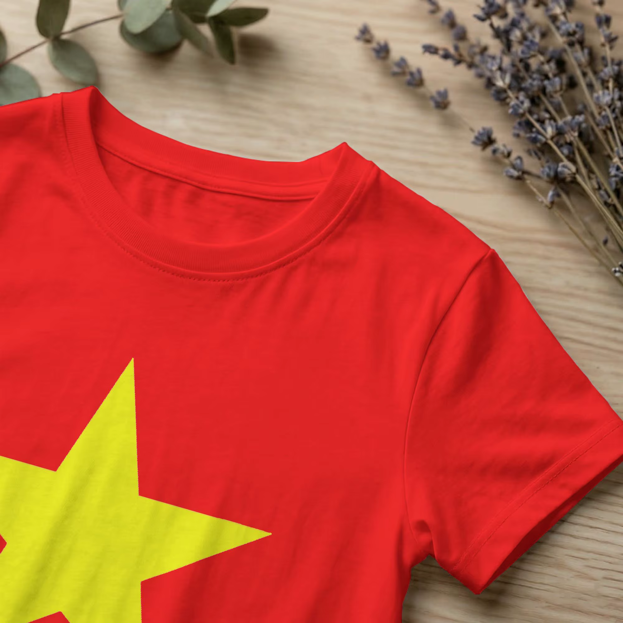 T-shirt pour homme avec drapeau du Vietnam