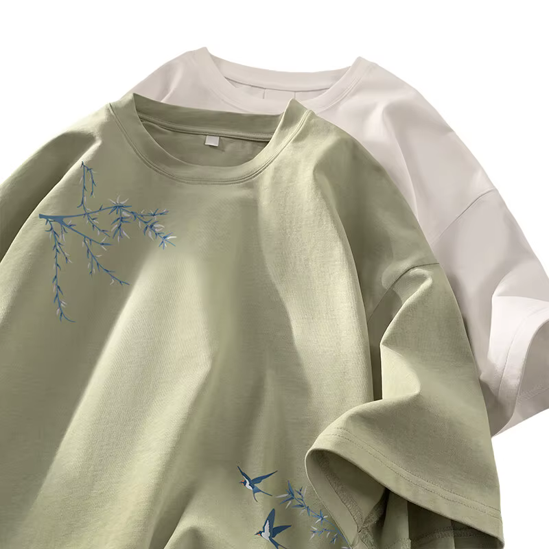 T-Shirt Respzed Blanc en Coton pour Homme