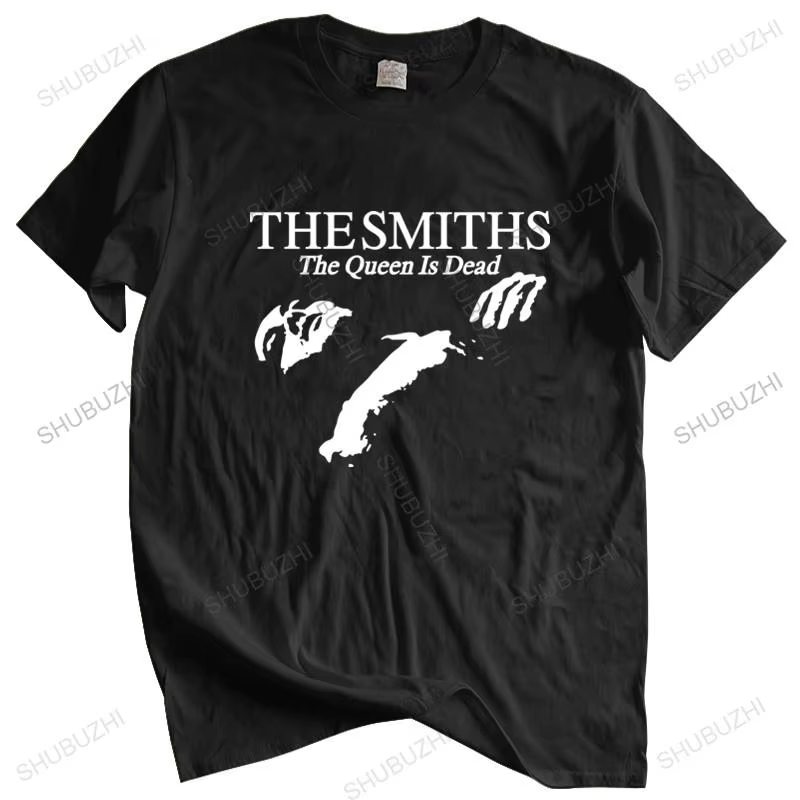 T-shirt d'été pour hommes de la marque teeshirt The smith «The Queen Is Dead»-T-shirt Indie des années 1980