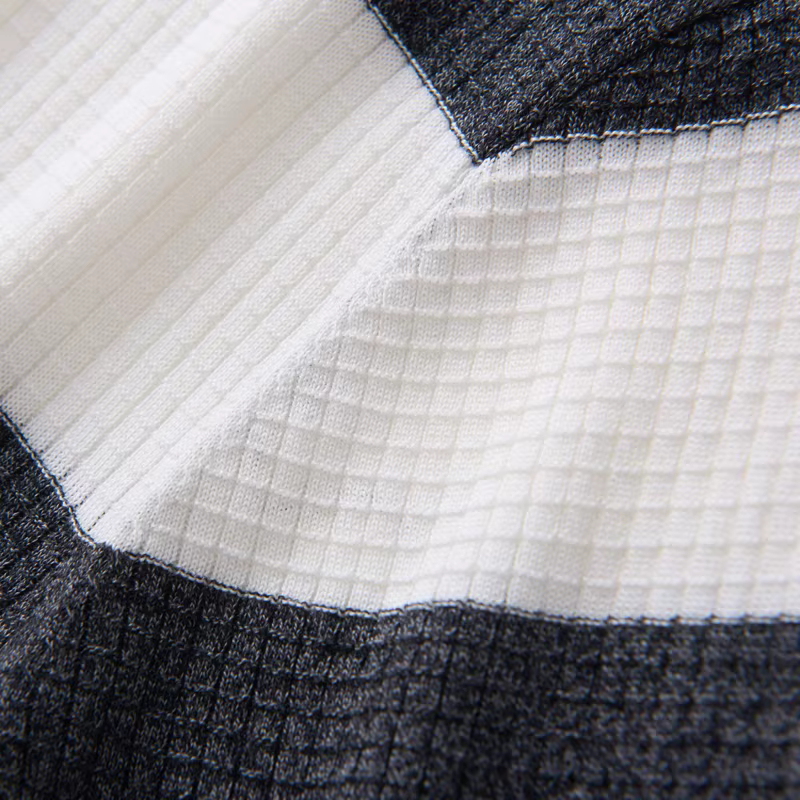T-shirt pour homme à col polo rayé en tricot à manches courtes 100% Lyocell respirant et confortable pour le travail et les loisirs