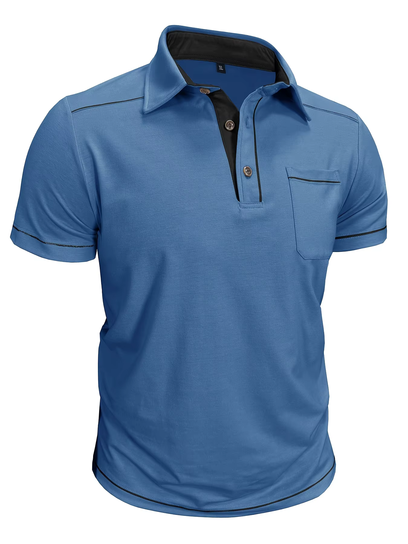 Polo Homme Grande Taille M-5XL Été 2026 – T-shirt à Col Uni Décontracté et Tendance