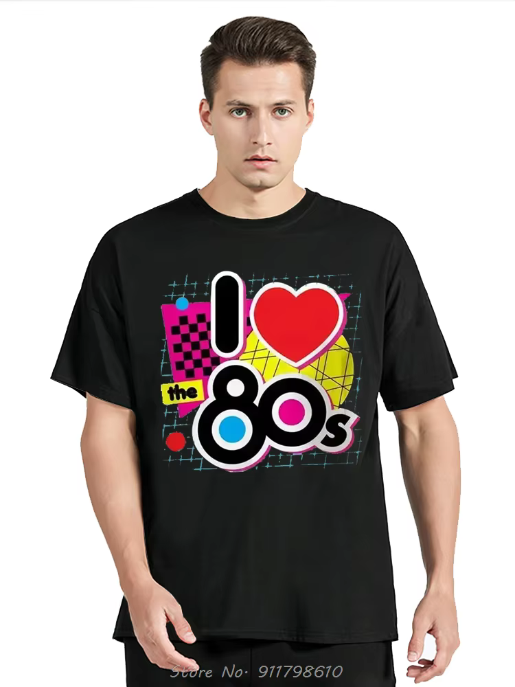 T-shirt unisexe à manches courtes et col rond pour hommes