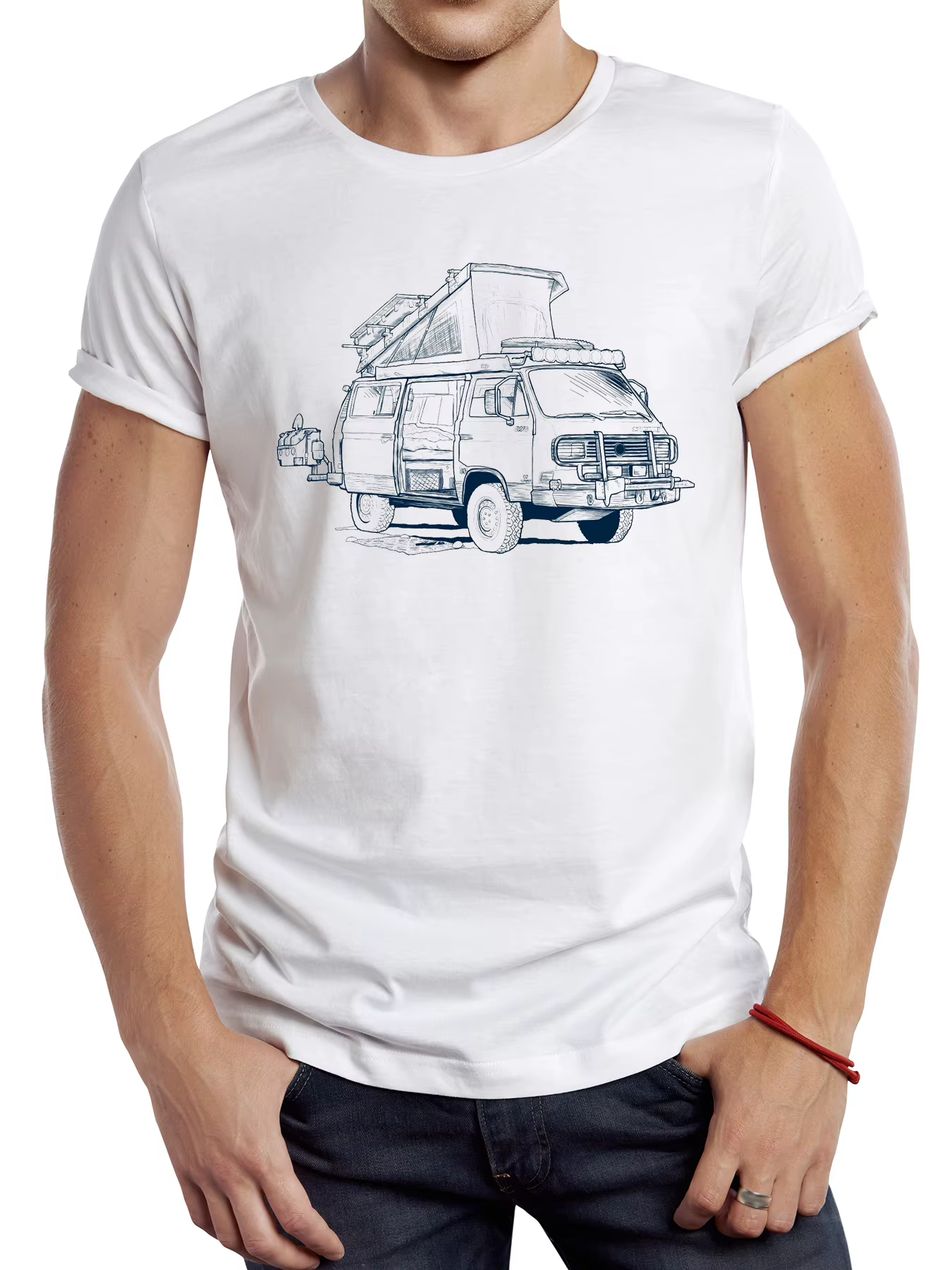 T-shirt graphique vintage pour homme
