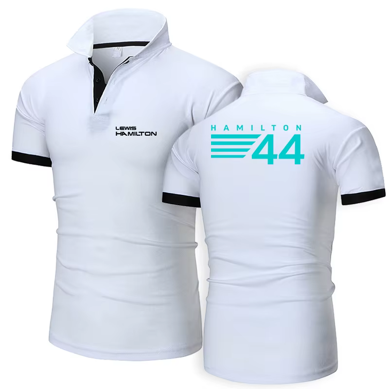 Polo à Manches Courtes en Coton pour Homme