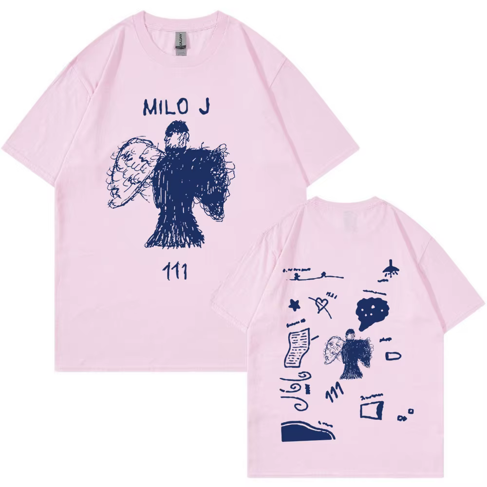 Rappeur Milo J 111 Album Merch T-shirt hommes femmes vêtements Harajuku Hip Hop