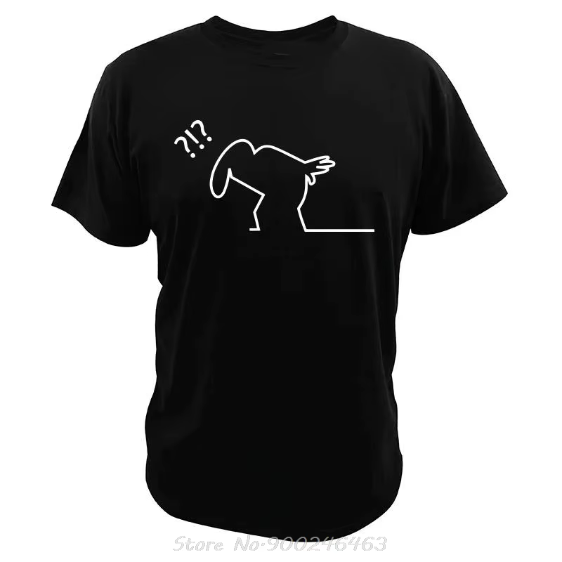 T-shirt manches courtes col rond homme, décontracté, en coton, à la mode