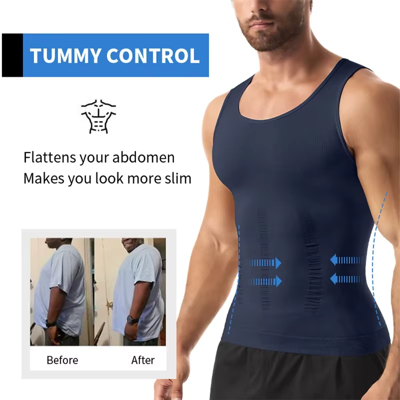Chemise de compression pour homme pour sculpter le corps