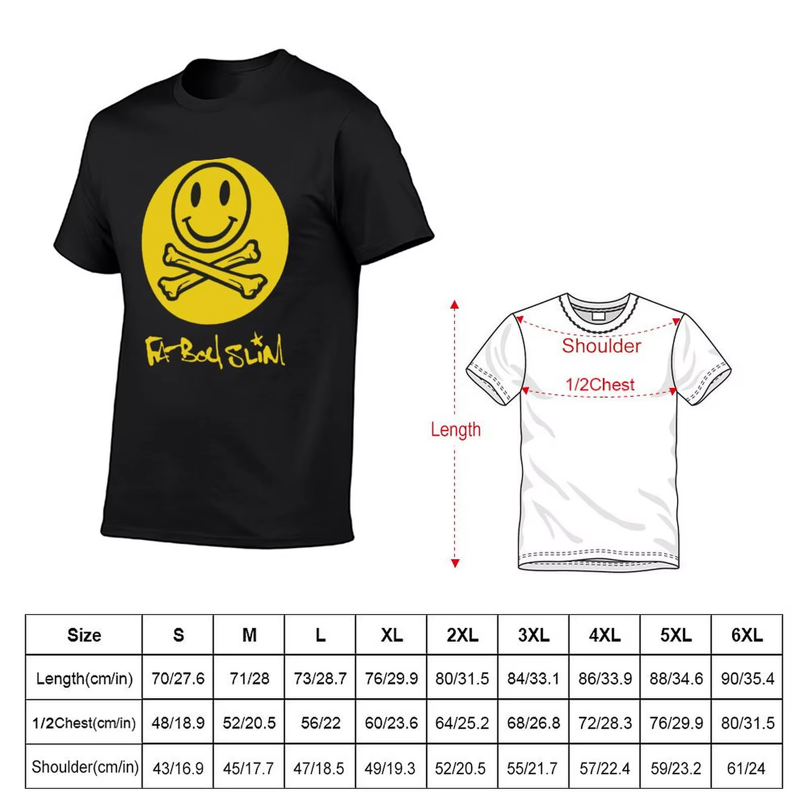T-shirt slim surdimensionné Fatboy pour homme