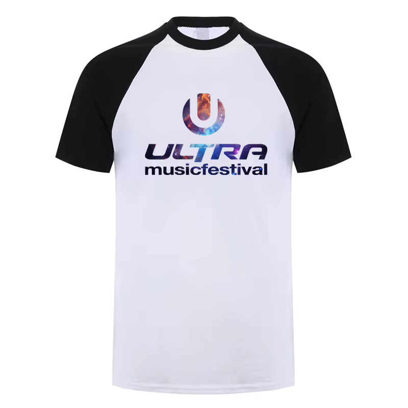 Ultra Festival de musique t-shirt hommes à manches courtes coton T-shirts été