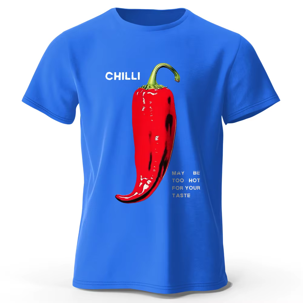 T-Shirt Chili Pepper épicé 100% coton