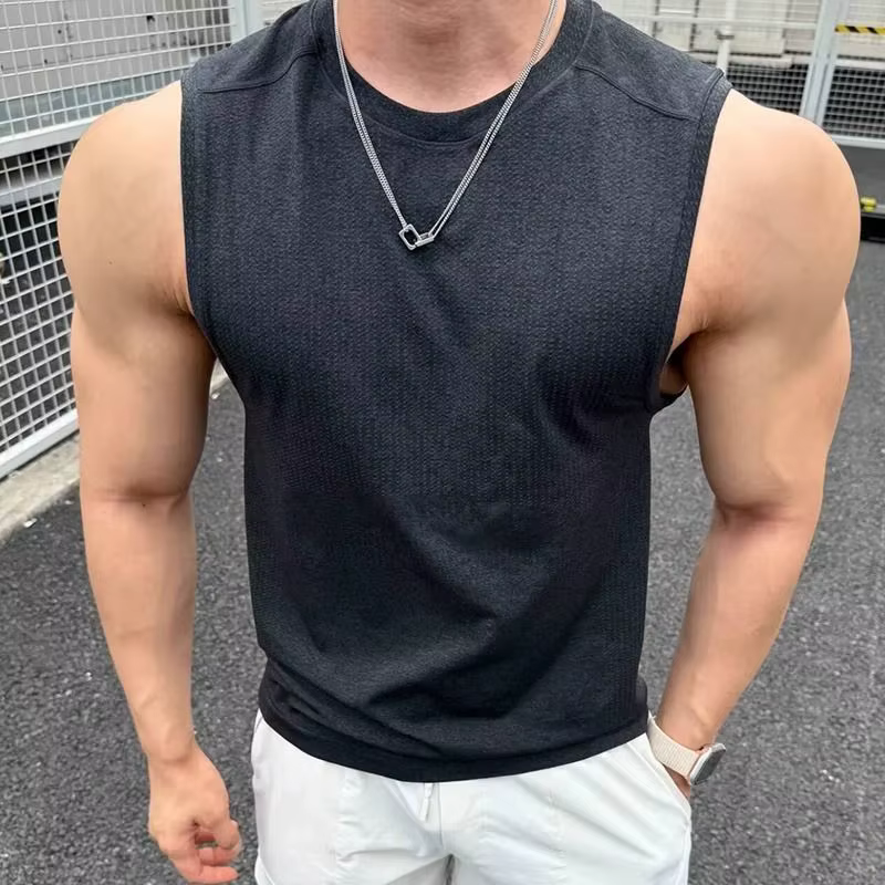 Débardeur de sport jacquard pour homme