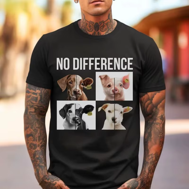 T-shirt fantaisie en coton pour hommes et femmes