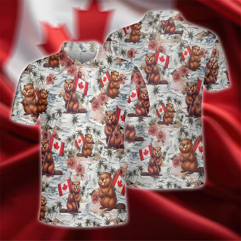 Polos College en 3D pour hommes