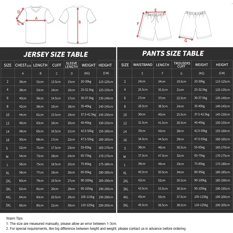 Maillot de Football personnalisé avec impression par Sublimation