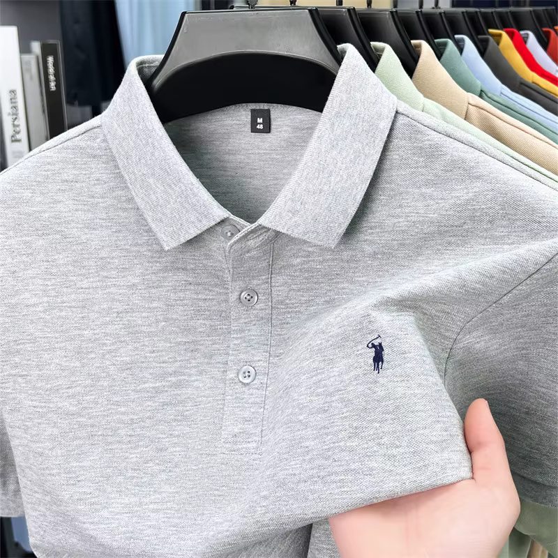 Nouveau style été 2026 – Polo brodé de luxe haut de gamme à manches courtes