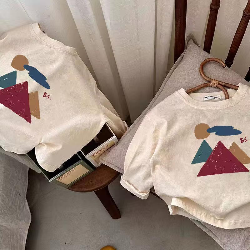 T-shirt à manches longues pour enfants de 2 à 7 ans
