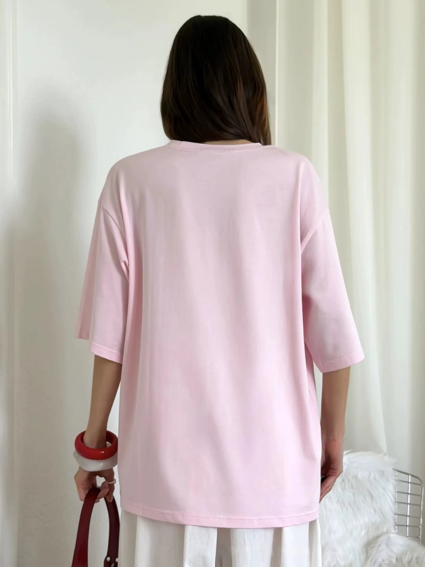 T-shirt oversize imprimé MATCHA pour femme