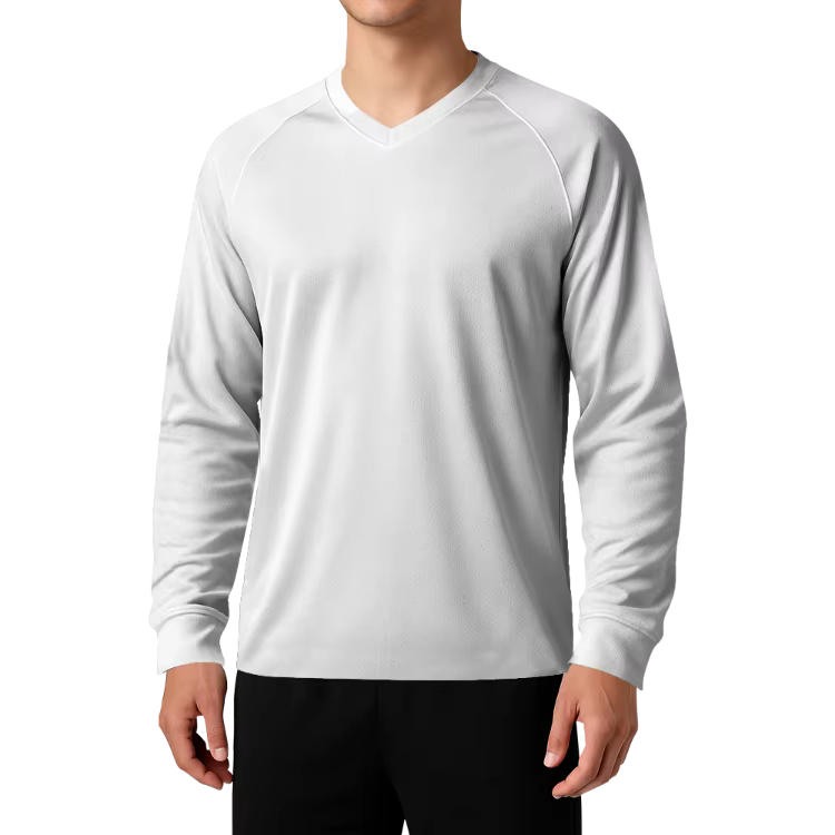 Chemise à manches longues personnalisée Jersey printemps/automne hommes femmes vêtements de sport maillot de Football col en v T-Shirt personnalisé mode y2k haut