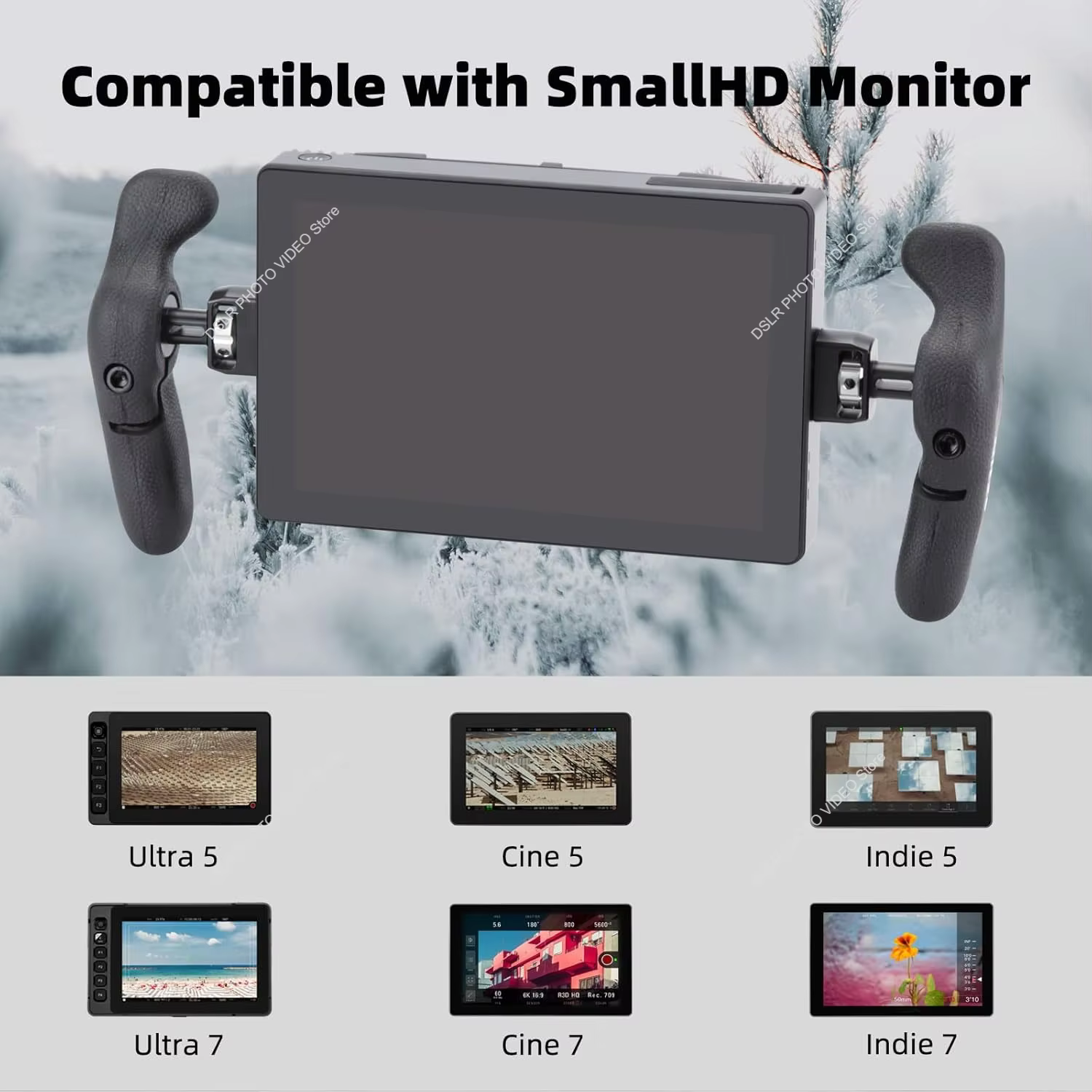 Poignée latérale de caméra Nitze pour moniteur SmallHD