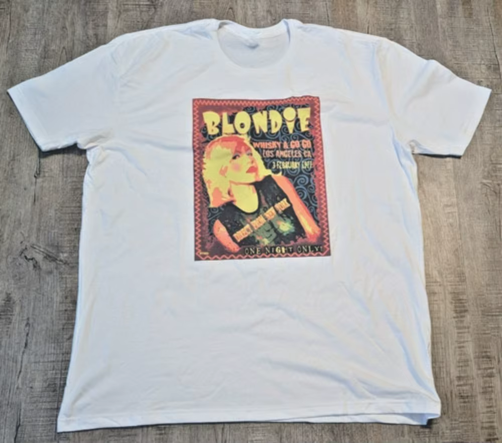 T-shirt avec affiche de concert Blondie Whiskey A Go Go Los Angeles