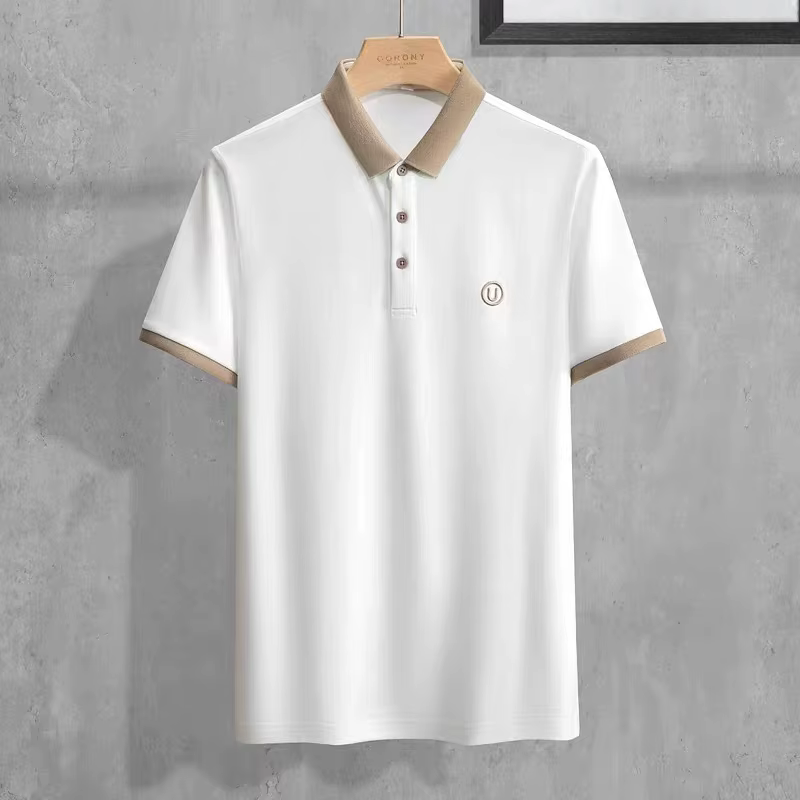Nouveau Polo Homme Été 2025 de Haute Qualité à Manches Courtes