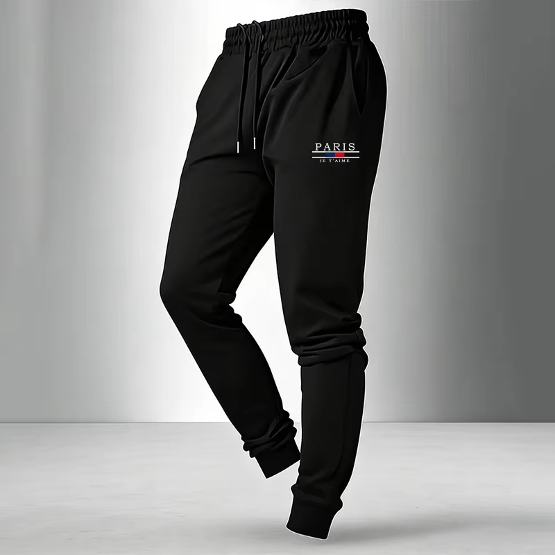 Ensemble homme T-shirt et pantalon de survêtement imprimé Paris